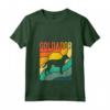 Donna Goldador Vintage Retro Cane Mamma Papà Regalo Maglietta con Collo a V - Ideale per Amanti dei Cani Goldador