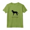 Silhouette nera Goldador Maglietta - Design Originale HapTiger - Ideale per Uomini, Donne, Ragazzi e Ragazze