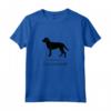 Silhouette nera Goldador Maglietta - Design Originale HapTiger - Ideale per Uomini, Donne, Ragazzi e Ragazze