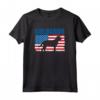 HapTiger Shadow nella Bandiera degli Stati Uniti - Patriotic Maglietta Goldador - Abbigliamento per Cani e Amanti dei Cani USA