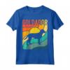 Goldador Vintage Retro Cane Mamma Papà - Maglietta Regalo per Amanti degli Animali Domestici - Ideale per Genitori di Goldador