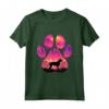 Goldador Paw Mom Dad Dog Lover Maglietta - Design Silhouette Mountain - Regalo Perfetto per Amanti dei Cani