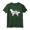 Life is Golden T Shirt per gli amanti del Golden Retriever - Leggera e Classica - Ideale per gli Appassionati di Cani