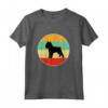 Mamma grifone di Bruxelles retrò - Maglietta vintage cane Yorkshire Terrier - Regalo originale per amanti dei cani - Ideale per Natale o Compleanno