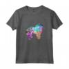 Colorato Grifone di Bruxelles - Maglietta con Design Silhouette Acquerellato - Regalo Perfetto per Amanti dei Cani