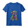 Donna Cane Griffon di Bruxelles Pop Art Maglietta con Collo a V - Illustrazione Pop Art per Veri Fan dei Cani Griffon di Bruxelles