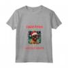 Natale è meglio con un Grifone di Bruxelles - Dog Lover XMAS Maglietta con Collo a V - Regalo divertente per amanti dei cani durante le vacanze