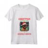 Natale è meglio con un Grifone di Bruxelles - Dog Lover XMAS Maglietta con Collo a V - Regalo divertente per amanti dei cani durante le vacanze