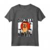 Donna Divertente Vintage Giapponese Dogzilla Bruxelles Griffone Maglietta con Collo a V - Il Regalo Perfetto per gli Amanti dei Cani