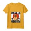 Donna Divertente Vintage Giapponese Dogzilla Bruxelles Griffone Maglietta con Collo a V - Il Regalo Perfetto per gli Amanti dei Cani