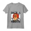 Donna Divertente Vintage Giapponese Dogzilla Bruxelles Griffone Maglietta con Collo a V - Il Regalo Perfetto per gli Amanti dei Cani