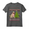 Simpatico Grifone di Bruxelles - Maglietta Regalo Natalizio a Forma di Cane in Pino - Ideale per Natale - I Love Brussels Griffon