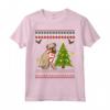 Simpatico Grifone di Bruxelles - Maglietta Regalo Natalizio a Forma di Cane in Pino - Ideale per Natale - I Love Brussels Griffon
