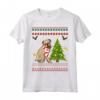 Simpatico Grifone di Bruxelles - Maglietta Regalo Natalizio a Forma di Cane in Pino - Ideale per Natale - I Love Brussels Griffon