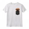 Cane Griffon di Bruxelles in Tasca - T-shirt Carino per Amanti dei Cani Griffon - Acquista Online Maglietta Personalizzata