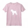 Grifone di Bruxelles - Silhouette Bianca Maglietta - Design Originale per Proprietari di Cani - HapTiger