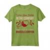 Il Vino Sorseggia Meglio in Compagnia di un Grifone di Bruxelles - T-shirt Divertente per Amanti del Vino e dei Cani - Ideale per Feste e Compleanni