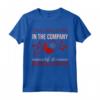 Il Vino Sorseggia Meglio in Compagnia di un Grifone di Bruxelles - T-shirt Divertente per Amanti del Vino e dei Cani - Ideale per Feste e Compleanni