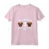 Donna Divertente - I Was Normal 2 Bruxelles Griffons Ago - Maglietta con Collo a V per Dog Mom e Dog Dad - Design Unico di Cane Griffoni di Bruxelles