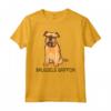 Grifone di Bruxelles Crazy Dog Amante Maglietta - Regalo Divertente per Amanti dei Cani - Ideale per Amici e Familiari