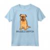 Grifone di Bruxelles Crazy Dog Amante Maglietta - Regalo Divertente per Amanti dei Cani - Ideale per Amici e Familiari