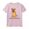 Grifone di Bruxelles Crazy Dog Amante Maglietta - Regalo Divertente per Amanti dei Cani - Ideale per Amici e Familiari