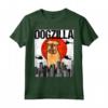 Divertente Vintage Giapponese Dogzilla Bruxelles Griffon Maglietta - Regalo Unico per Amanti dei Cani