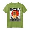 Divertente Vintage Giapponese Dogzilla Bruxelles Griffon Maglietta - Regalo Unico per Amanti dei Cani