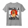 Divertente Vintage Giapponese Dogzilla Bruxelles Griffon Maglietta - Regalo Unico per Amanti dei Cani