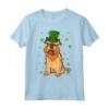 San Patrizio Giorno di Bruxelles Grifone Cane Trifoglio Regalo Maglietta - Ideale per festeggiare il St Patricks Day con il tuo amato animale da compagnia