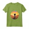 Donna Carino Bruxelles Griffone Fiore Montagna Tramonto Cucciolo Maglietta con Collo a V - Ideale per Amanti dei Cani e della Natura - Acquista Online