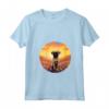 Donna Carino Bruxelles Griffone Fiore Montagna Tramonto Cucciolo Maglietta con Collo a V - Ideale per Amanti dei Cani e della Natura - Acquista Online