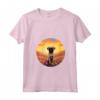 Donna Carino Bruxelles Griffone Fiore Montagna Tramonto Cucciolo Maglietta con Collo a V - Ideale per Amanti dei Cani e della Natura - Acquista Online