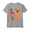 Grifone di Bruxelles AMORE Maglietta - Design per gli Amanti dei Cani - Ideale per Bruxelles Griffon Dog Clothes