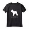 Griffon di Bruxelles Silhouette - Maglietta Bianca con Design Originale per Proprietari di Cani - HapTiger