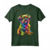 Cane Griffone di Bruxelles Pop Art Maglietta - Ideale per gli Amanti dei Cani e della Pop Art