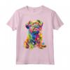 Cane Griffone di Bruxelles Pop Art Maglietta - Ideale per gli Amanti dei Cani e della Pop Art
