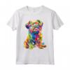 Cane Griffone di Bruxelles Pop Art Maglietta - Ideale per gli Amanti dei Cani e della Pop Art