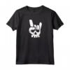 Skull Rock Hands Grunge Punk Music Maglietta - Rock On! Concert Outfit for Music Enthusiasts