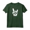 Skull Rock Hands Grunge Punk Music Maglietta - Rock On! Concert Outfit for Music Enthusiasts