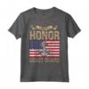 Duty Honor Guardia Costiera Veteran Veteran Day USA Bandiera Maglietta - Ideale per veterani della Guardia Costiera degli Stati Uniti e sostenitori patriottici