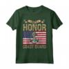 Duty Honor Guardia Costiera Veteran Veteran Day USA Bandiera Maglietta - Ideale per veterani della Guardia Costiera degli Stati Uniti e sostenitori patriottici