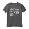 Orgoglioso Guardia Costiera Papà - Maglietta Guardia Costiera Laurea per il Papà - Ideale come Regalo di Laurea della Guardia Costiera