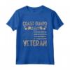 Guardia Costiera Orgoglioso Veterano Bandiera USA Veterans Day Maglietta - Ideale per Patrioti e Supporto ai Veterani della Guardia Costiera