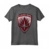 HapTiger Guardians of the Galaxy 2 Tattoo Shield Maglietta - Officially Licensed Marvel Apparel - Collectible Item 17MARF00021A-001