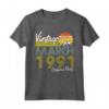Nato nel 1991 Marzo - 30 Anni d'Epoca Maglietta Compleanno Vintage - Idea Regalo Unica per Uomo