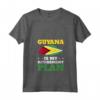 Donna Bandiera della Guyana Maglietta con Collo a V - Guyana Is My Retirement Plan - Ideale per Mostrare le tue Radici Guyanesi
