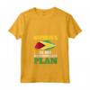 Donna Bandiera della Guyana Maglietta con Collo a V - Guyana Is My Retirement Plan - Ideale per Mostrare le tue Radici Guyanesi