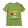 Donna Bandiera della Guyana Maglietta con Collo a V - Guyana Is My Retirement Plan - Ideale per Mostrare le tue Radici Guyanesi