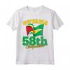 Guyana 58th Independence - May 26, 2024 Bandiera Invecchiata Maglietta Maschile - Orgoglioso Regalo per il Giorno dell'Indipendenza della Guyana